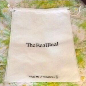 TheRealReal White See Through Dust Bag